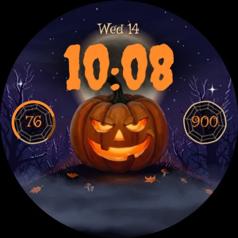 Прев’ю Halloween Pumpkin Watch Face